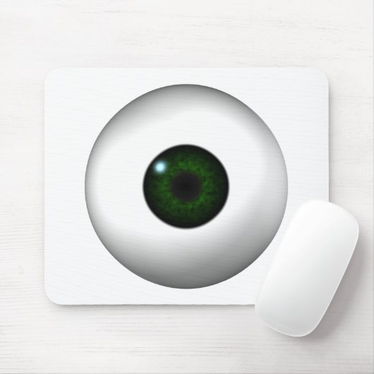 grünes Auge Mousepad (Mit Mouse)