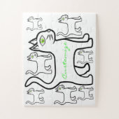 Grünes Auge Thunder_Cove Bar Puzzle (Vertikal)