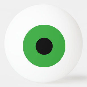Grünes Auge Tischtennisball
