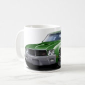 Grünes Auto 1970-72 Buicks GS Kaffeetasse (Vorderseite Links)