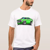 Grünes Auto 1970 Plymouths Cuda T-Shirt (Vorderseite)