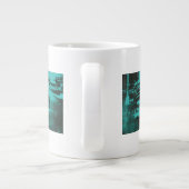 Grünes Auto Jumbo-Tasse (Rückseite)