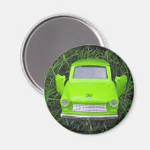 Grünes Auto Magnet (Vorderseite/Rückseite)