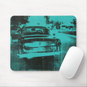 Grünes Auto Mousepad (Mit Mouse)