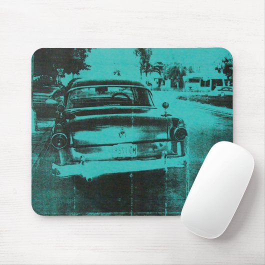 Grünes Auto Mousepad (Mit Mouse)