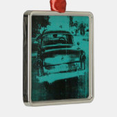 Grünes Auto Ornament Aus Metall (Rechts)