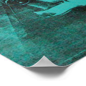 Grünes Auto Poster (Ecke)