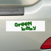 Grünes Baby Autoaufkleber (Auf Auto)