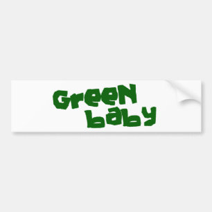 Grünes Baby Autoaufkleber