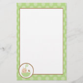 Grünes Baby in Umbrella Briefpapier (Vorderseite)