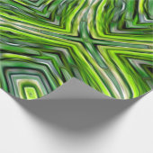 Grünes Bambusmuster Geschenkpapier (Ecke)