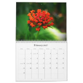 grünes Bananenblatt Kalender (Feb 2027)