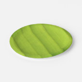 Grünes Bananenblatt Pappteller (Schrägansicht)