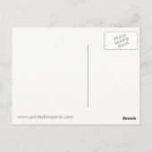 Grünes Bananenleaf - Nah-up-Foto 2 Postkarte (Rückseite)