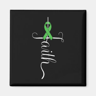 Grünes Band für psychische Gesundheit 1 Magnet