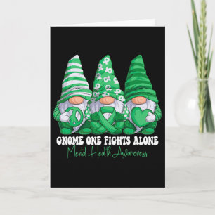 Grünes-Band-Gnome des Monats der Bewusstseinsbildu Karte