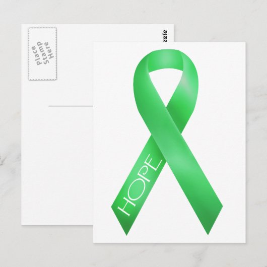 Grünes Band Postkarte (Vorne/Hinten)