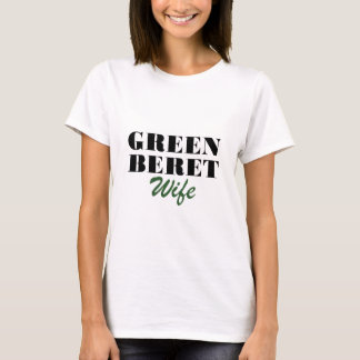 Grünes Barett-Ehefrau T-Shirt