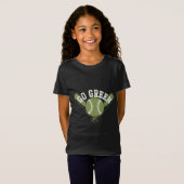 Grünes Baseball-Design T-Shirt (Vorne ganz)