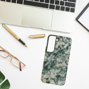 Grünes Baum-Achat-Muster Samsung Galaxy Hülle