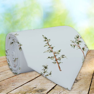 Grünes Baumwaldmuster Krawatte