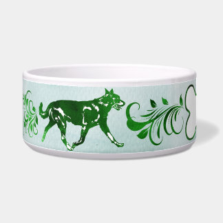 Grünes Beauceron Gaiting addieren einen Namen Napf