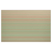 Grünes, Beige und Rotes Muster Stoff (Yard (91,4 cm))
