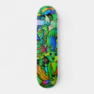 Grünes bekommen skateboard