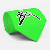 Grünes Bergsteigen Krawatte (Gerollt)