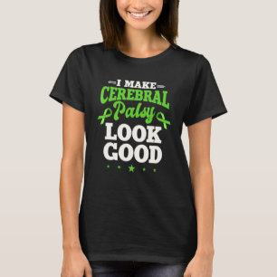 Grünes Bewusstseinsband Für Patienten Mit Zerebral T-Shirt