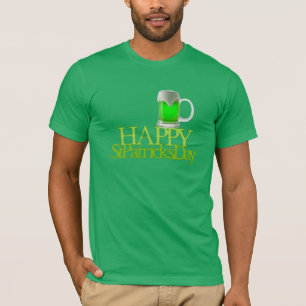 Grünes Bier-glücklichen St Patrick Tag T-Shirt