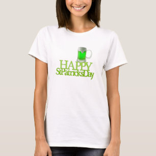 Grünes Bier-glücklichen St Patrick Tag T-Shirt