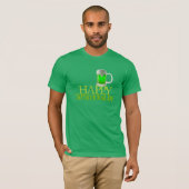 Grünes Bier-glücklichen St Patrick Tag T-Shirt (Vorne ganz)