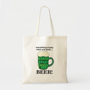 Grünes Bier Glücklicher St. Patricks Tag Grünes Bi Tragetasche