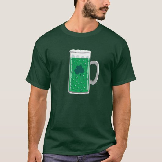 Grünes Bier T-Shirt (Vorderseite)