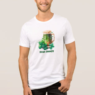 Grünes Bier Tri-Blend Shirt
