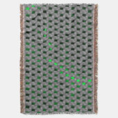 Grünes Bild unter grauen Plaques, längliche Quadra Decke (Vorderseite Vertikal)