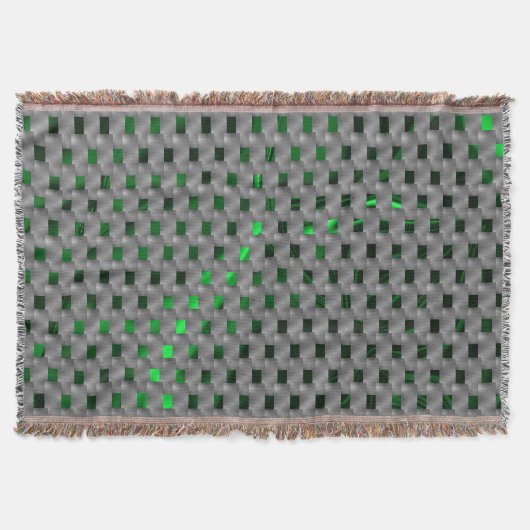 Grünes Bild unter grauen Plaques, längliche Quadra Decke (Vorderseite)