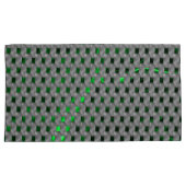 Grünes Bild unter grauen Plaques, längliche Quadra Kissenbezug (Vorderseite-Rechts)