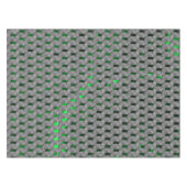 Grünes Bild unter grauen Plaques, längliche Quadra Tischdecke (Vorderseite (Horizontal))
