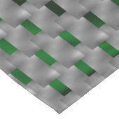 Grünes Bild unter grauen Plaques, längliche Quadra Tischdecke (Schrägansicht)