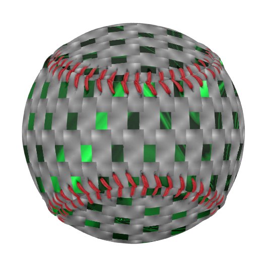 Grünes Bild unter grauen Plaques, längliches Quadr Baseball (Vorderseite)