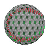 Grünes Bild unter grauen Plaques, längliches Quadr Baseball (Vorderseite Links)