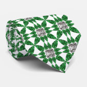 Grünes Birnenmuster Krawatte (Gerollt)