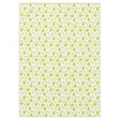 Grünes Birnenmuster Tischdecke (Vorderseite)