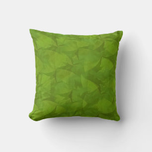 Grünes Blatt abstraktes Kunstkissen-Design Kissen
