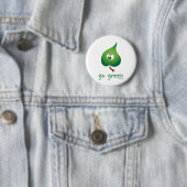 Grünes Blatt Button (Beispiel)