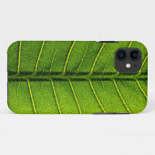 Grünes Blatt Case-Mate iPhone Hülle (Rückseite (Horizontal))
