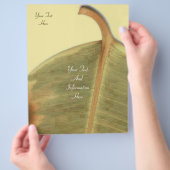 Grünes Blatt Flyer (Hand)
