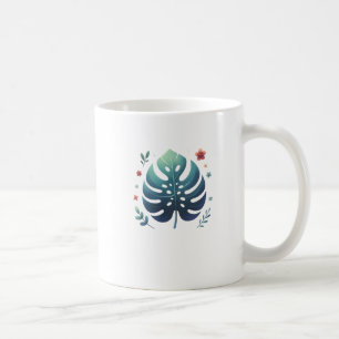 grünes Blatt für Tasse